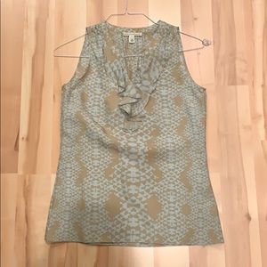 Banana republic light blue snake top